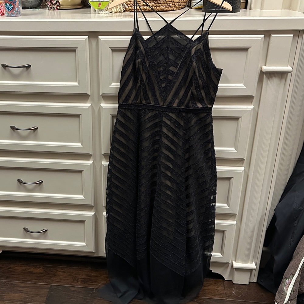 BCBG Long Black Dress